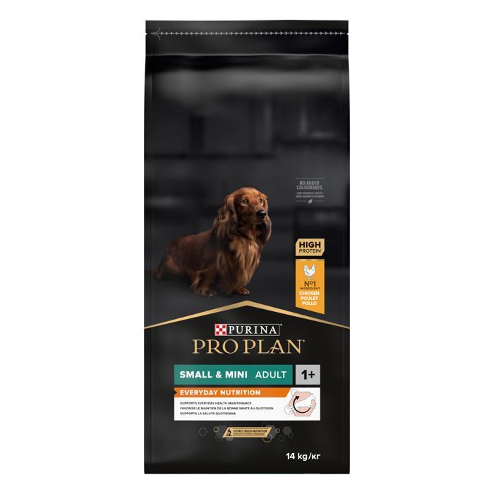 PRO PLAN Small & Mini Adult Everyday Nutrition Riche en Poulet - 14KG - Croquettes pour petits chiens adultes