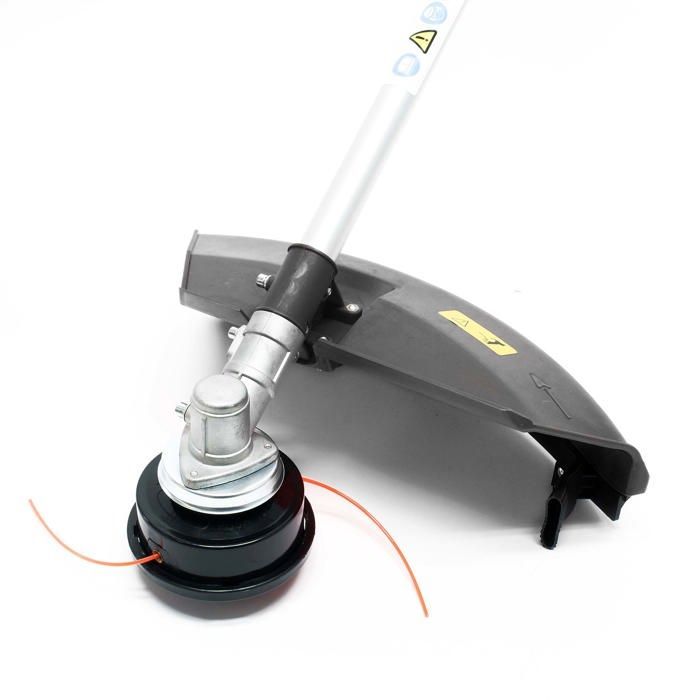Wiltec 2-in-1 Multi-Tool – 2870 x 370 x 560 mm – 1.2 L 2-Stroke Petrol Engine – 1.9 kW – with Extension – Grass Trimmer