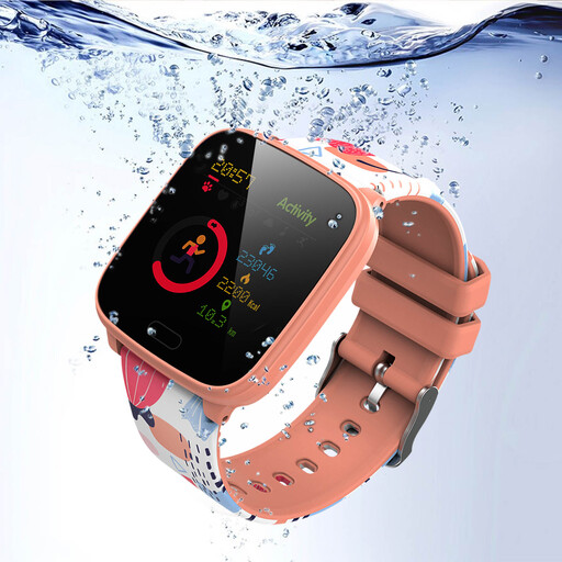 Kindersmartwatch, IP68 waterdicht siliconen, Forever Igo - Roségoud