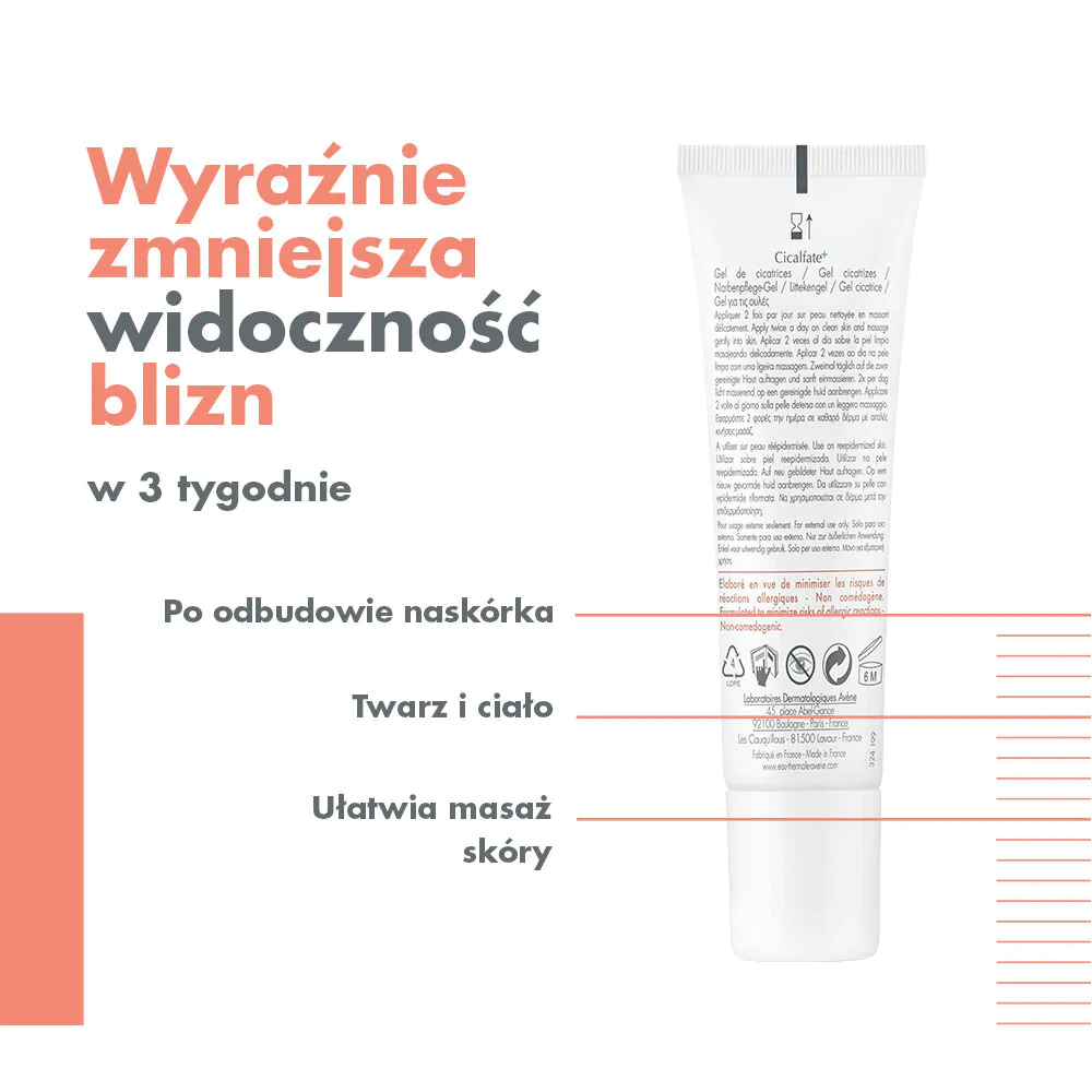 Avène Cicalfate+ Żel na blizny