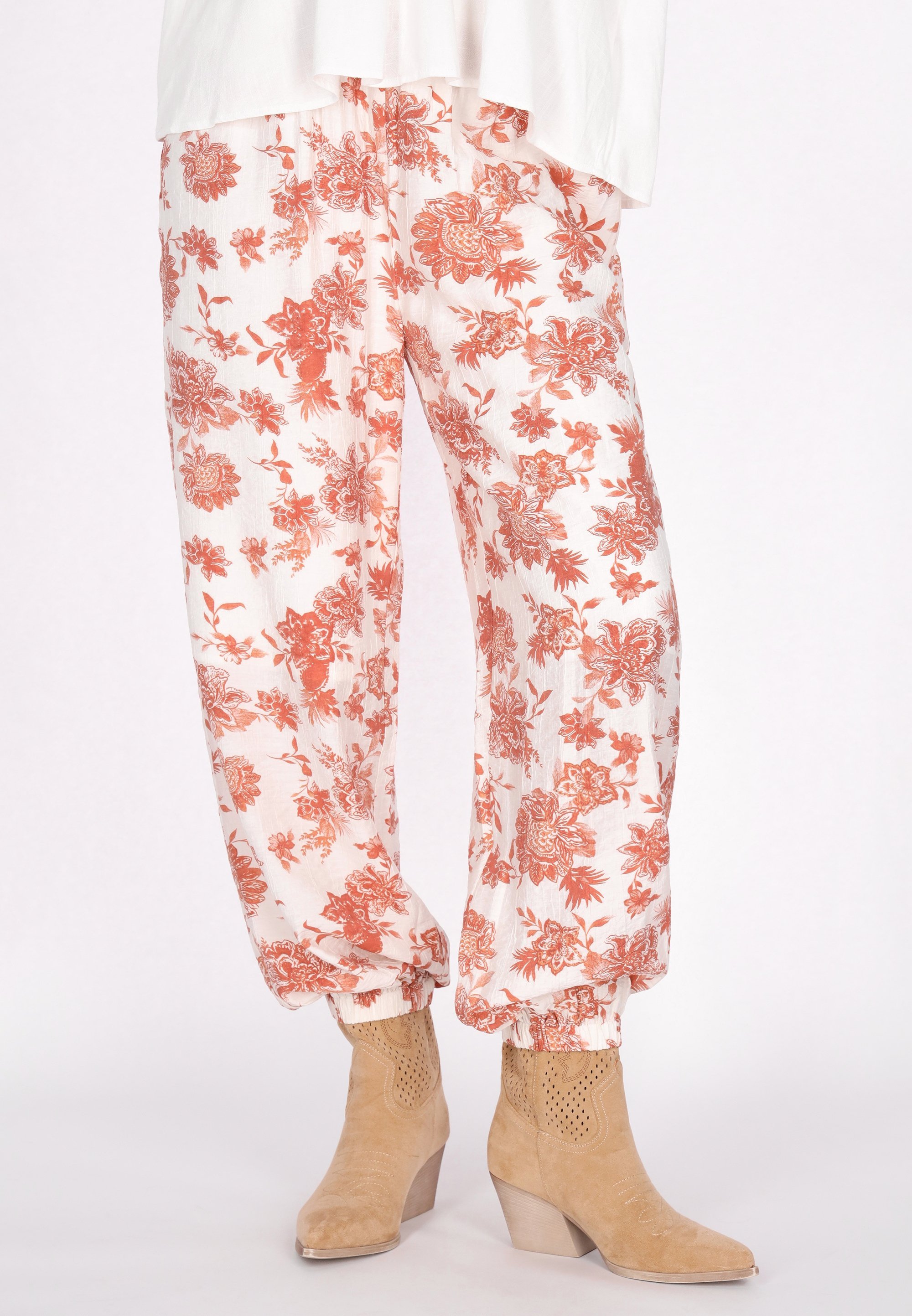 Usha-broek - wit oranje