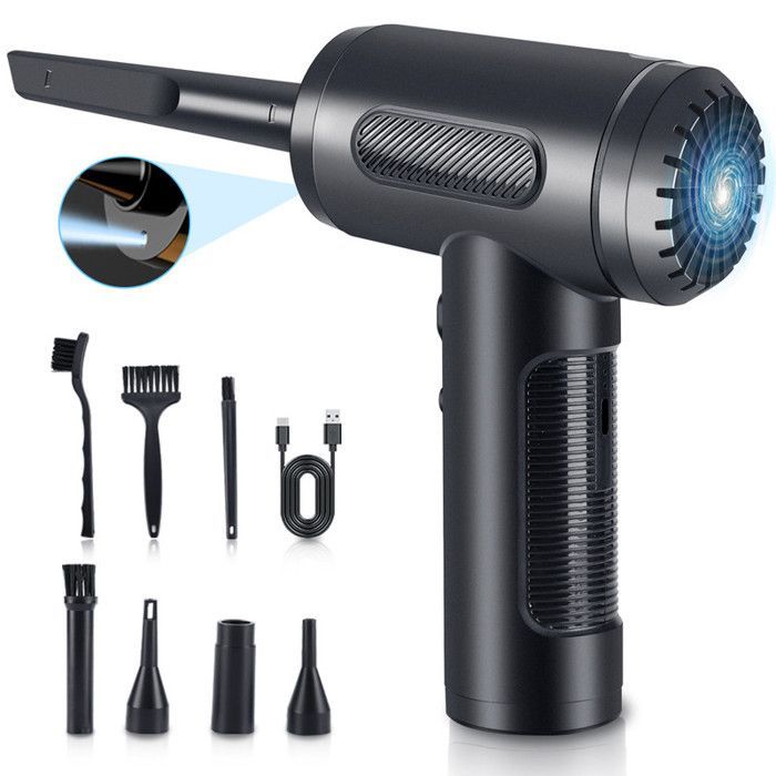 Soplador de aire comprimido - GPFOUEA - Soplador de polvo inalámbrico - 3 velocidades - 110.000 RPM - 6000 mAh