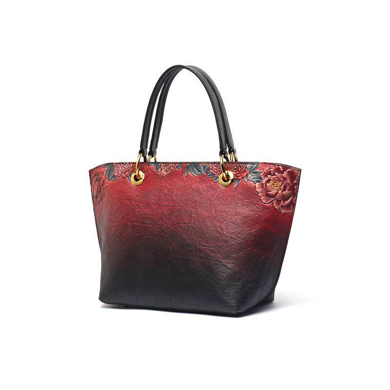 Sac à bandoulière vintage en cuir véritable pour femme, collection 2020, marque de renom.