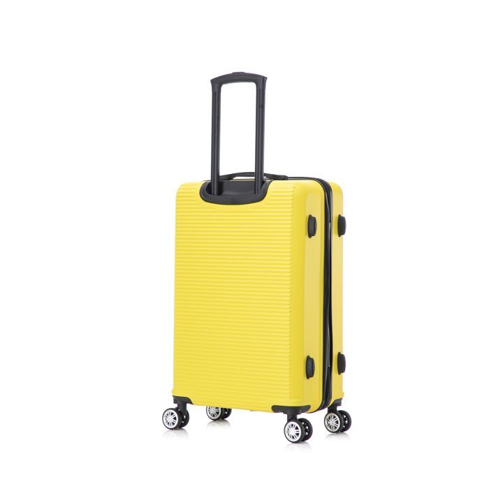 Valise Cabine 55x35x25cm | Valise CELIMS Weekend | ABS | Cadenas | 4 Roues 360 | Jaune