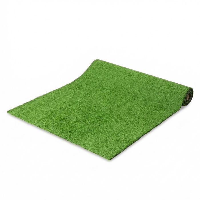 Césped sintético - césped artificial - Outsunny - autodrenante para jardín, patio o uso exterior - PP - 400x100x2.5cm - verde