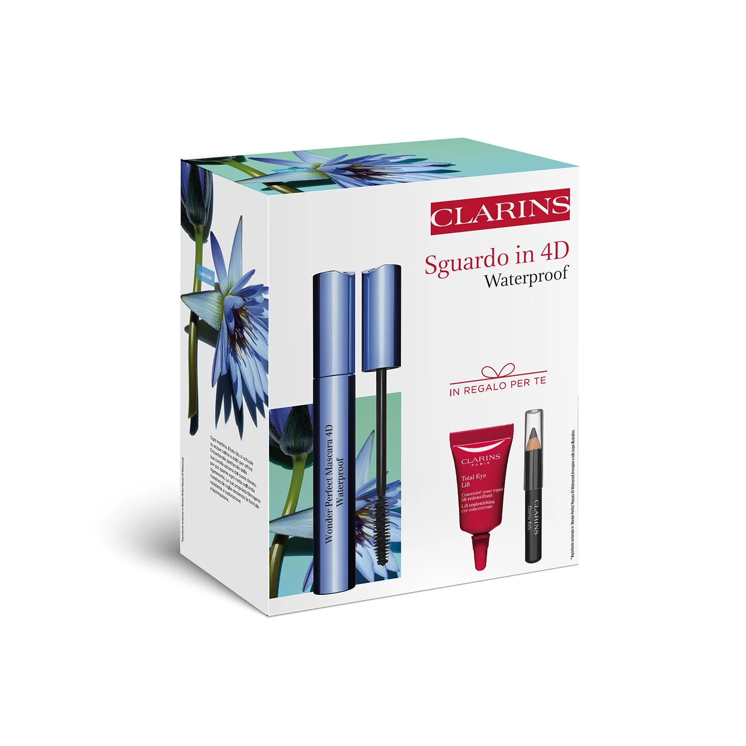 Occhi Kit Sguardo in 4D - Waterproof - Cofanetto Make Up, Mascara Waterproof