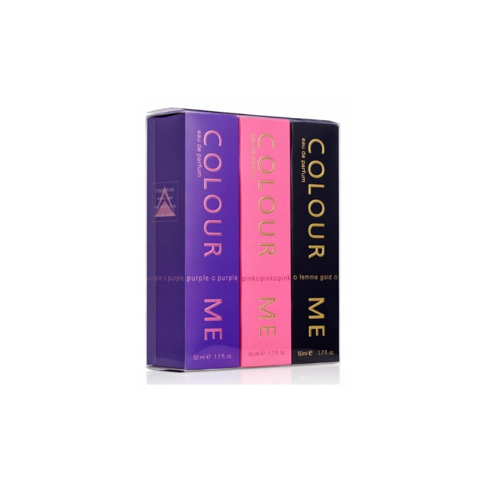 Color Me Trippelpack Rosa/Lila/Femme Guld