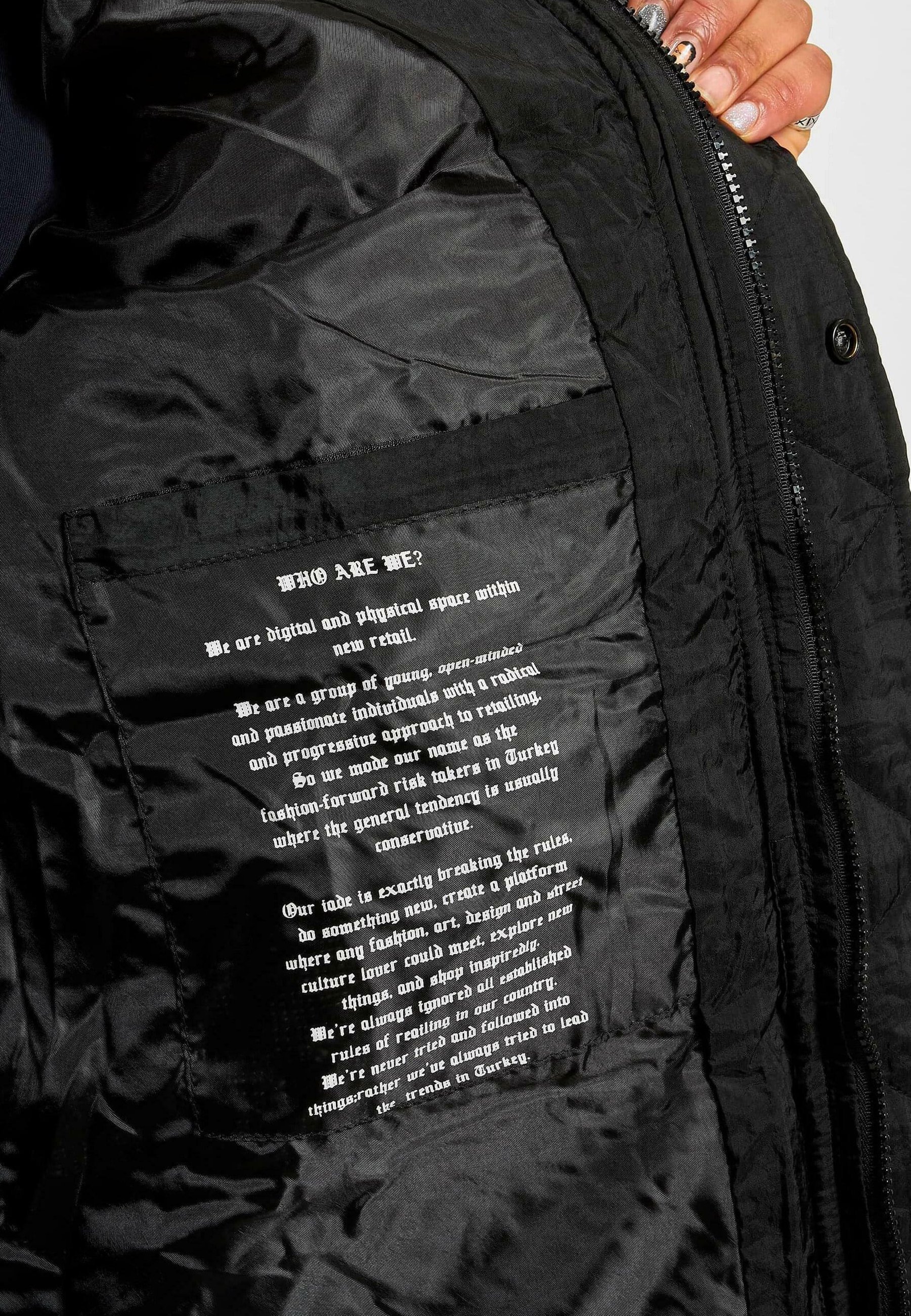2Y Premium LONG - Parka - nero