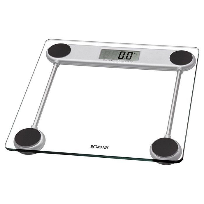 Digital bathroom scale - BOMANN - PW 1417 CB - 150 kg capacity - 100 g increments - LCD display