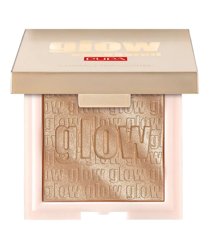 Pupa Glow Obsession Rozświetlacz w kompakcie Pure Light Effect 002 Rose Gold