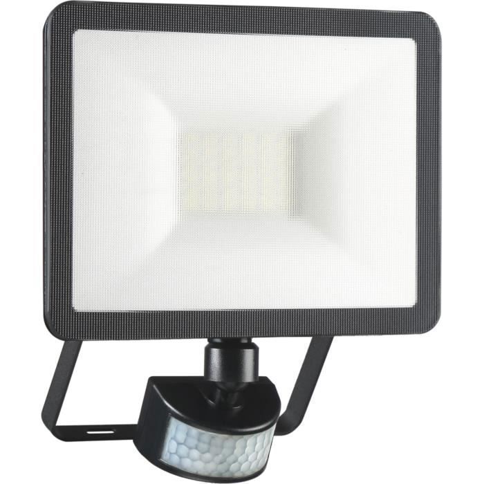 ELRO LF60 LED-buitenschijnwerper met bewegingssensor - 20W - 1600LM - IP54 waterdicht - Zwart