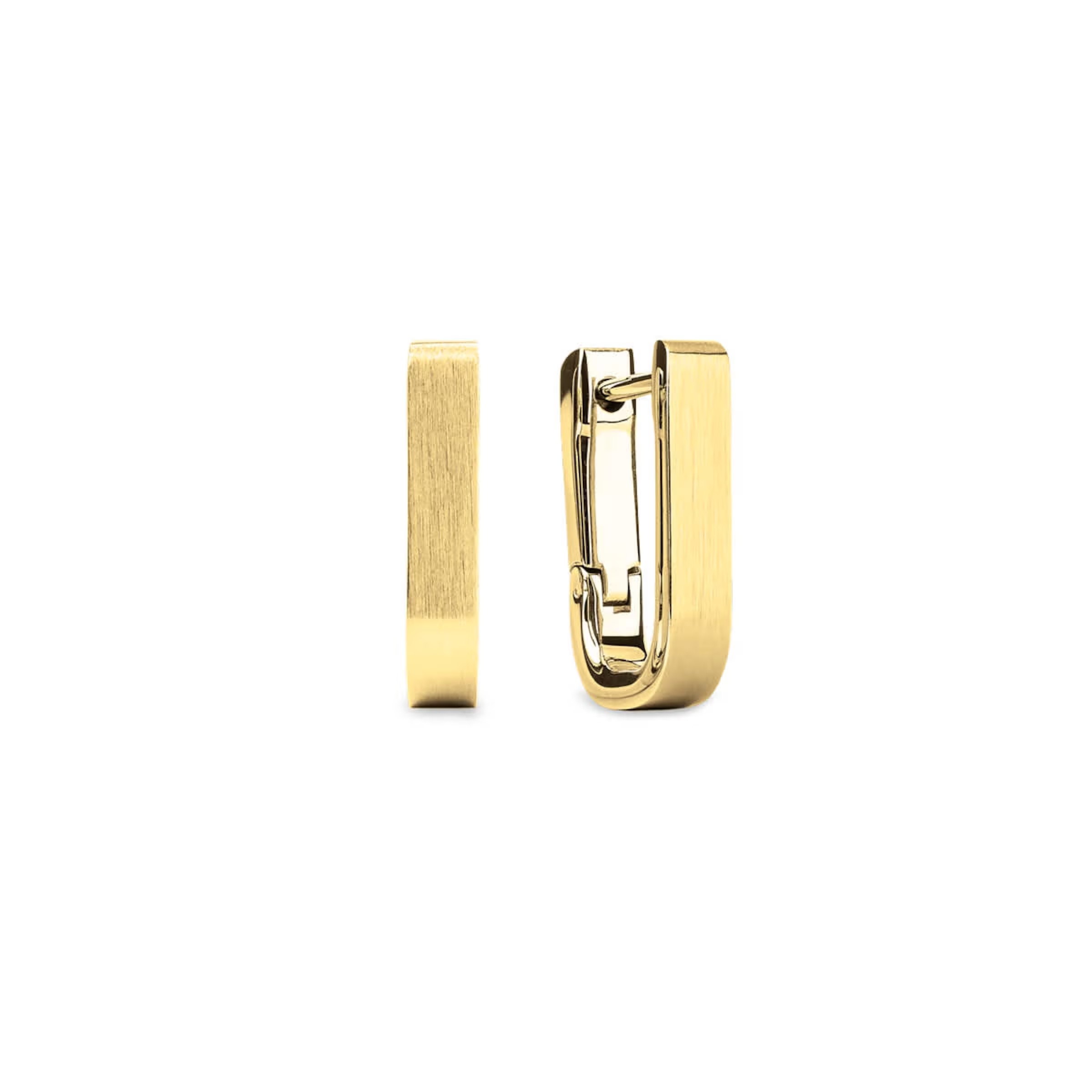 Boucles d'oreilles créoles audacieuses en or