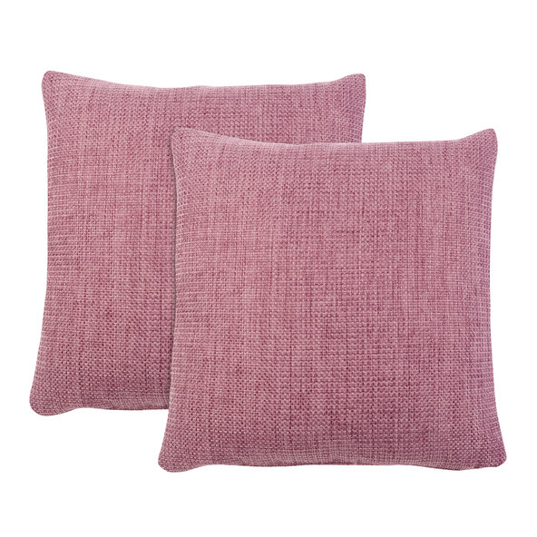 Decoratief kussen Spirit, 40 x 40 cm, set van 2, antiekroze