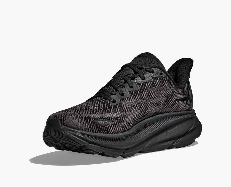 HOKA Clifton 9 Schwarz/Schwarz