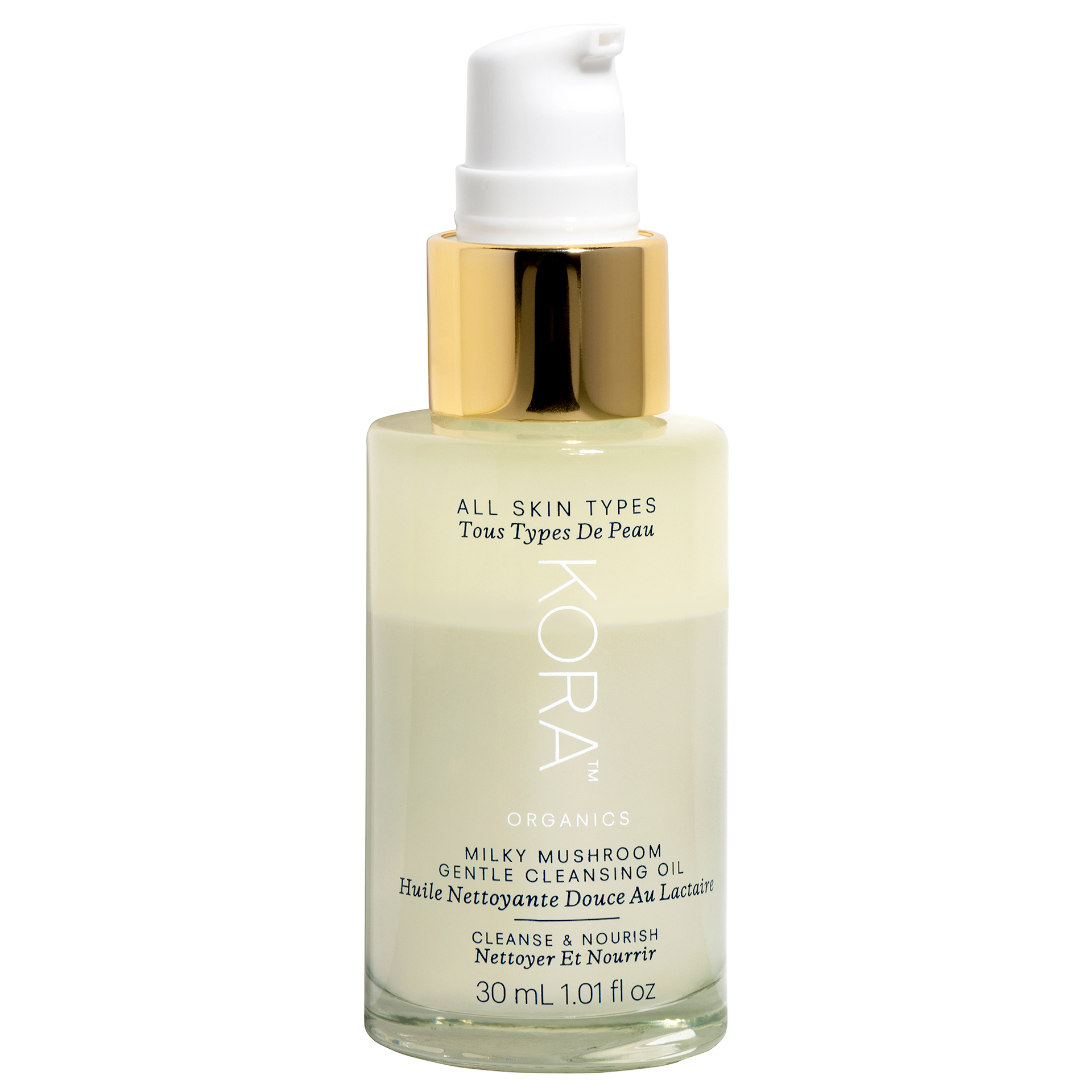 Ulei de curățare delicat cu ciuperci Milky Mushroom 30 ml - Kora Organics