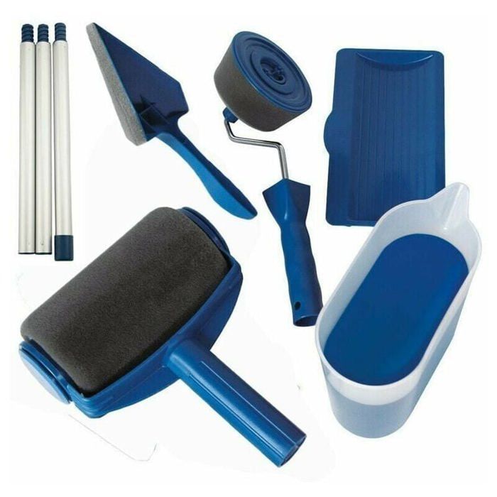 Paint Roller Kit de 6 outils de peintureavec rservoir intgrsystme anti-gouttes et anti-salissurefacile util BRUMISATEUR D'EXTERIEUR