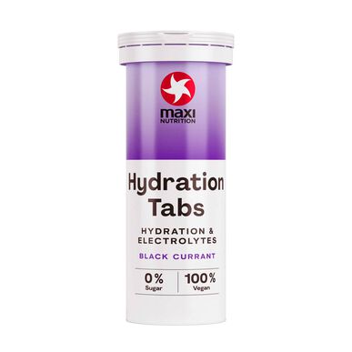 Maxi Nutrition tablete za hidratacijo z okusom črnega ribeza, 10 tablet