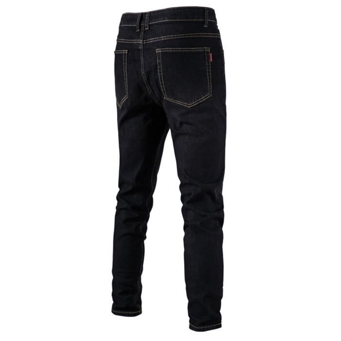 Men's Jeans - MOBIGARLAN - XHC122 - Black - Slim Fit - Adult - Standard Size