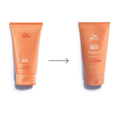 Wella Professionals Invigo Nutri Enrich Frizz Control Cream vlažilna krema proti skodranim lasem za suhe lase 150 ml