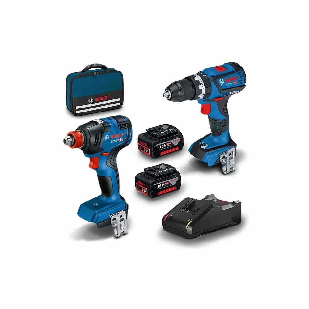 Pachet de baterii fără perii BOSCH 18V, 2 buc, 2 x 4.0 Ah, 0615991FH5