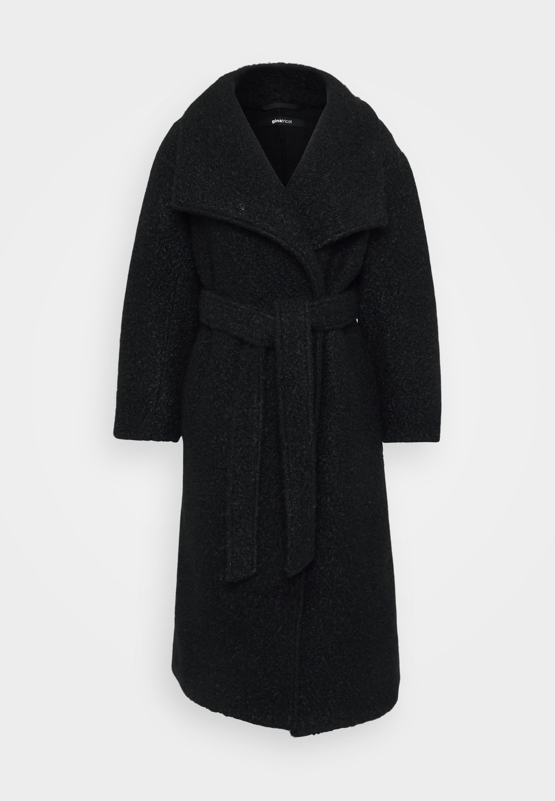 Gina Tricot Petite Lange Jas - Klassieke jas - zwart