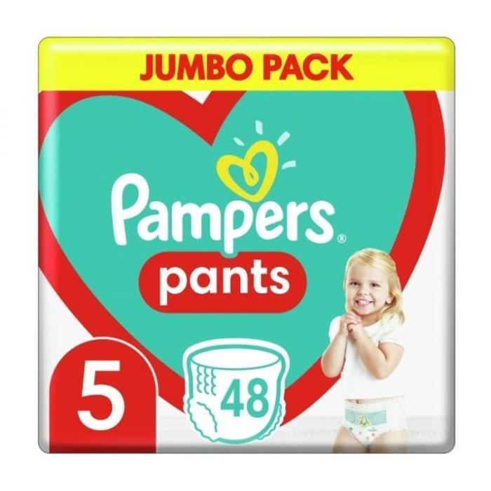 Pampers Couches 12kg-17kg, taille 5-JUNIOR, 48pcs - 8006540069325
