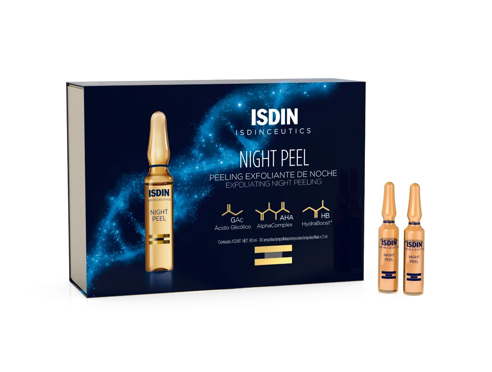 ISDIN Isdin Isdinceutics Night Peel 10 pudelit Öine kooriv koorija