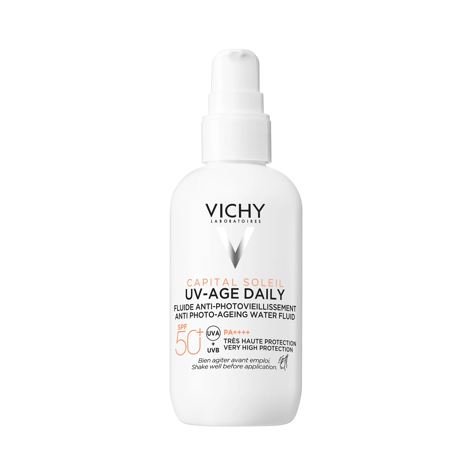 Capital Soleil UV-Age Daily Fluido Anti-Fotoinvecchiamento SPF50+ - Trattamenti Protettivi, Solare viso alta prot.