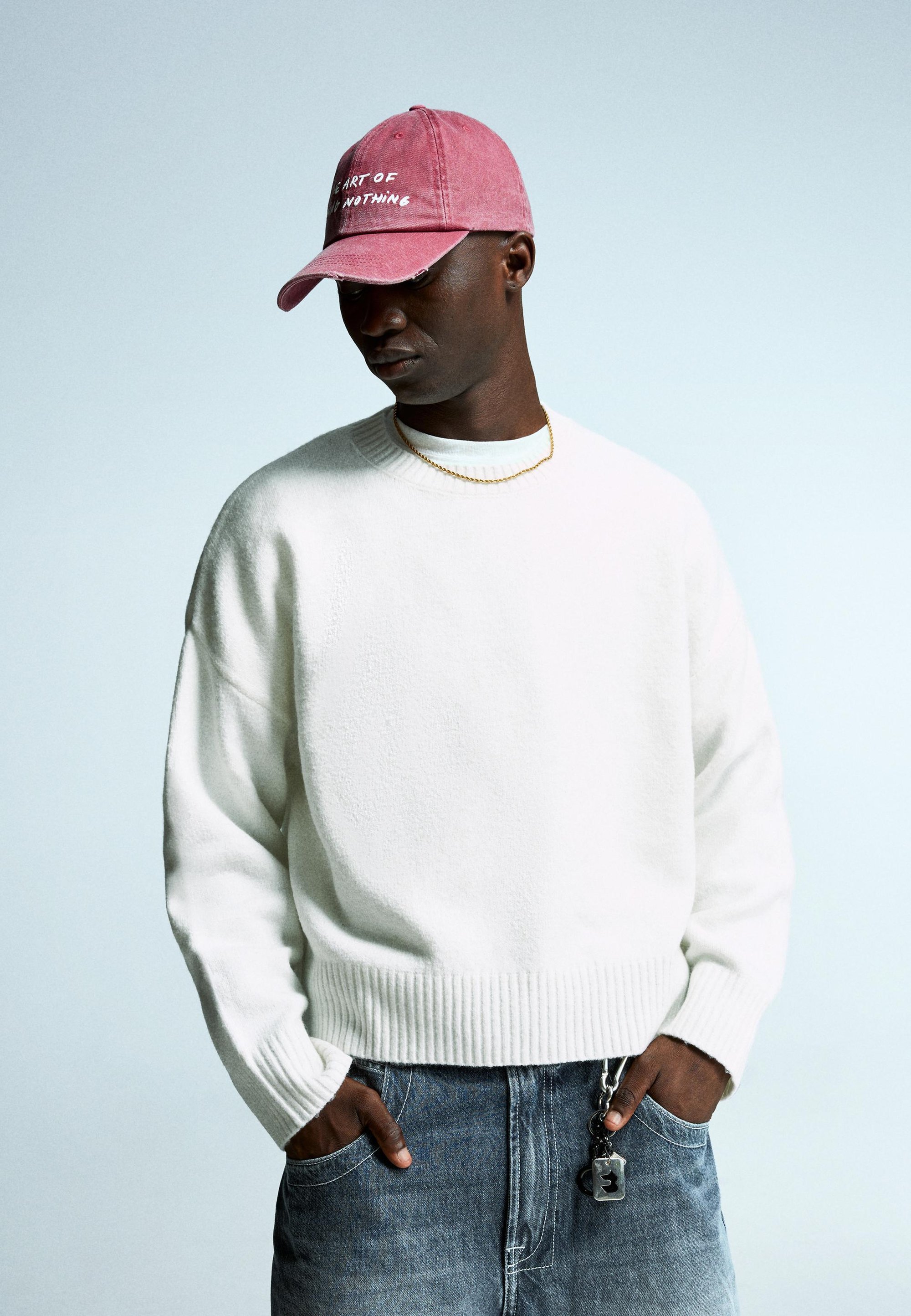 Bershka trui - wit