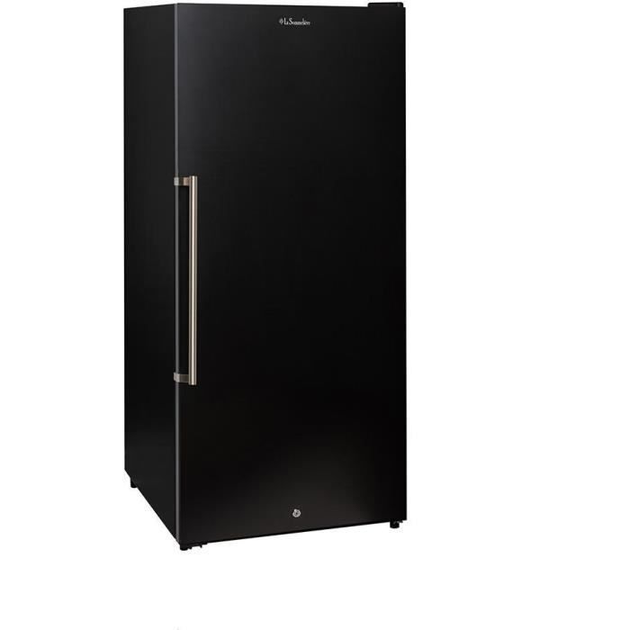 Wine cellar for aging - LA SOMMELIERE - CTP177A - 165 bottles - Solid door - Energy class F - 59.5 x 67.5 x 135.5 cm - Black
