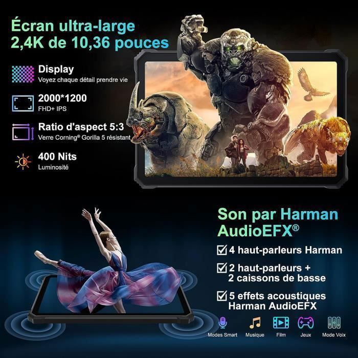 Blackview Active 8 pro Robuste Tablette Tactile 16Go + 256Go 10.36