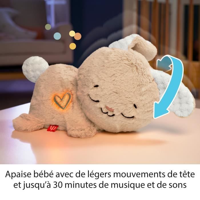 Fisher-Price Meu Coelhinho Fofinho - Pelúcia com Luz Noturna - Brinquedo Educativo Infantil - HXG97