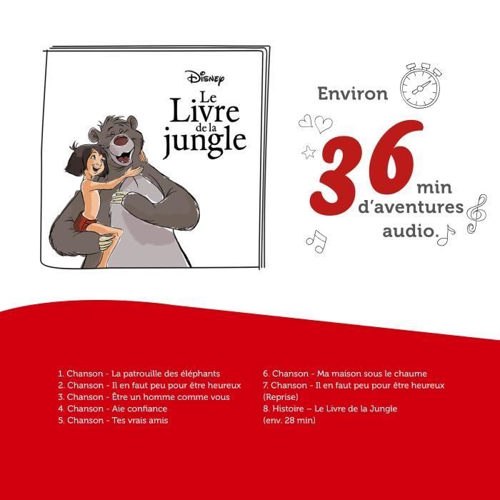 tonies® - Tonie Figurine - Disney - The Jungle Book - Audio Figurine for Toniebox