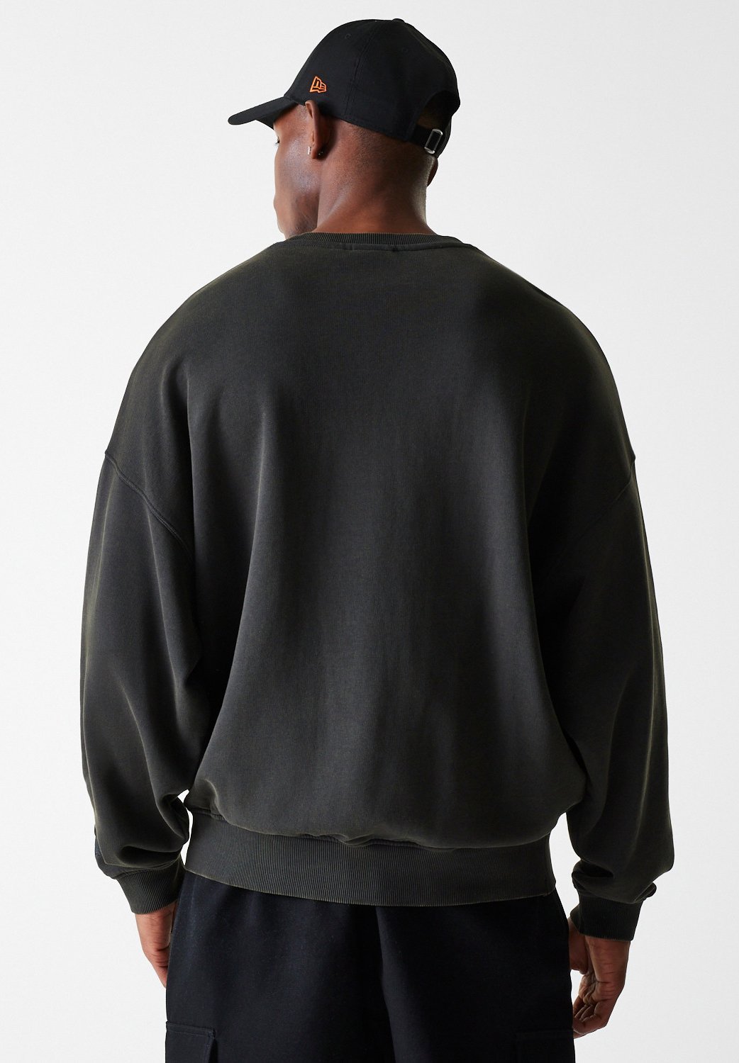 New Era NBA CHICAGO BULLS WASHED CREW UNISEX - Sweatshirt - zwart