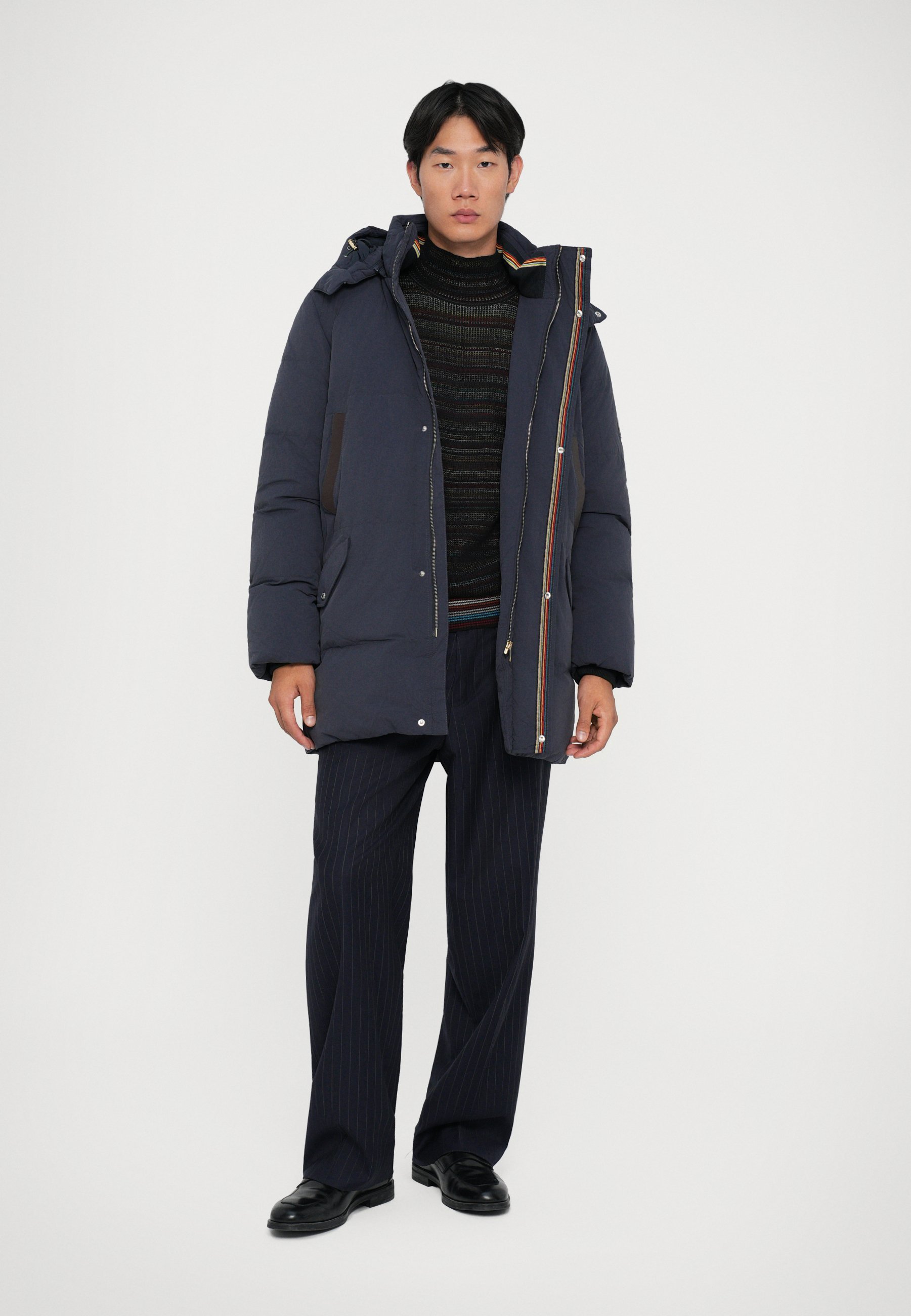 Manteau à capuche Paul Smith - Doudoune - bleu marine très foncé