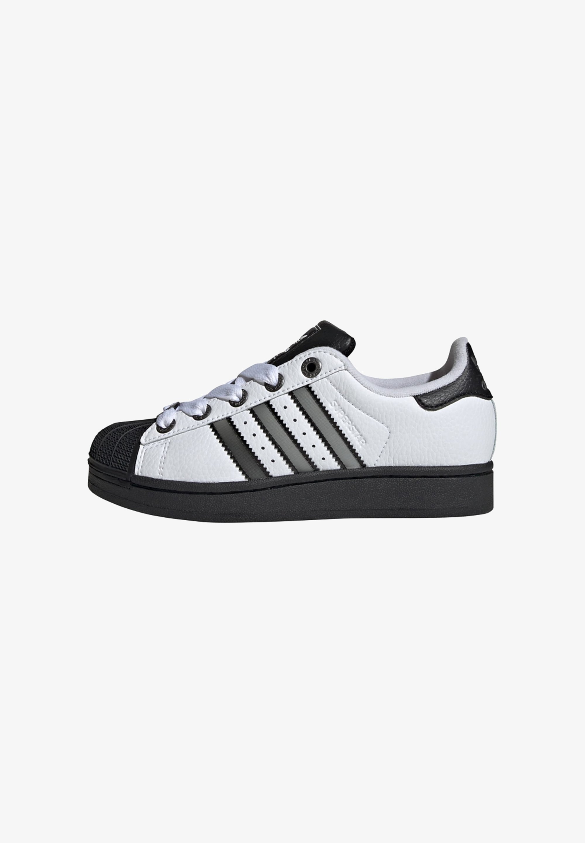 Adidas Originals SUPERSTAR - Scarpe da ginnastica - bianco nuvola/argento opaco/nero intenso