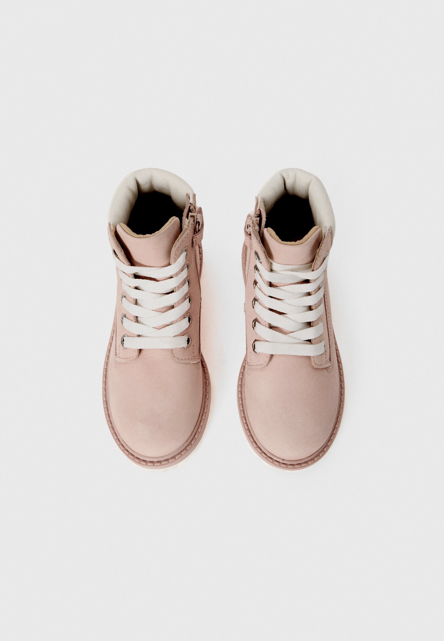 Friboo LEATHER - Nauhalliset nilkkurit - pinkki