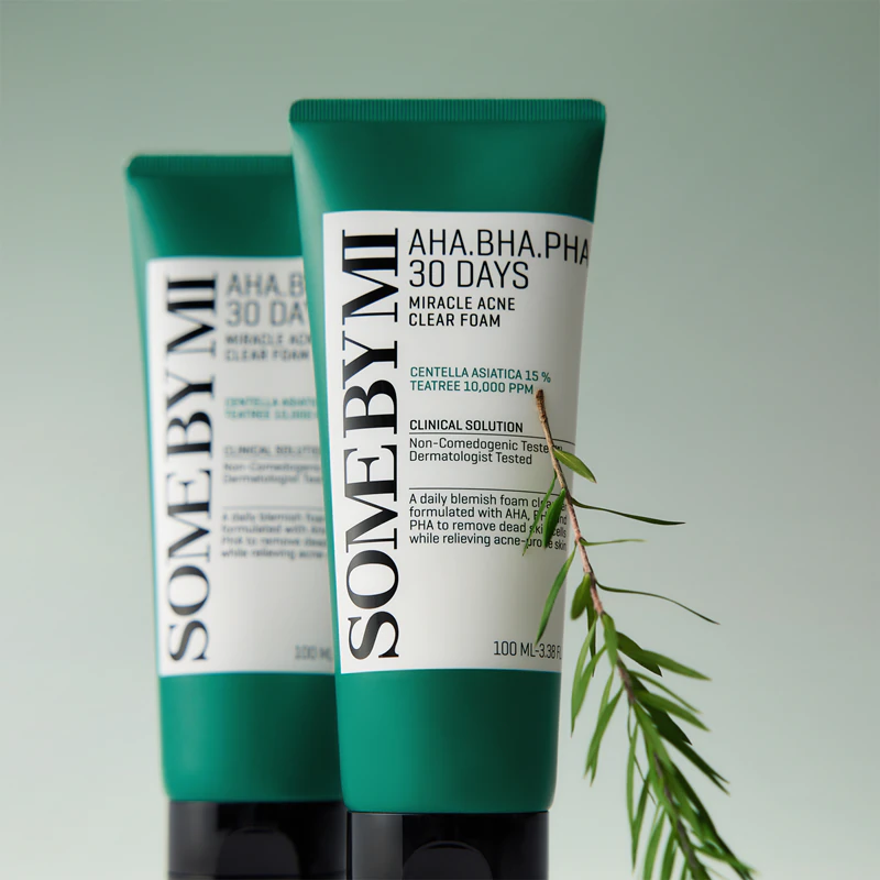 Some By Mi AHA∙BHA∙PHA 30 Days Miracle Acne Clear Foam Tiefenreinigungsschaum für problematische Haut