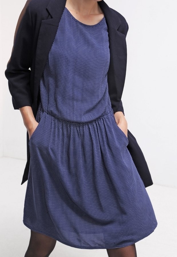 Robe Esprit Day - bleu foncé