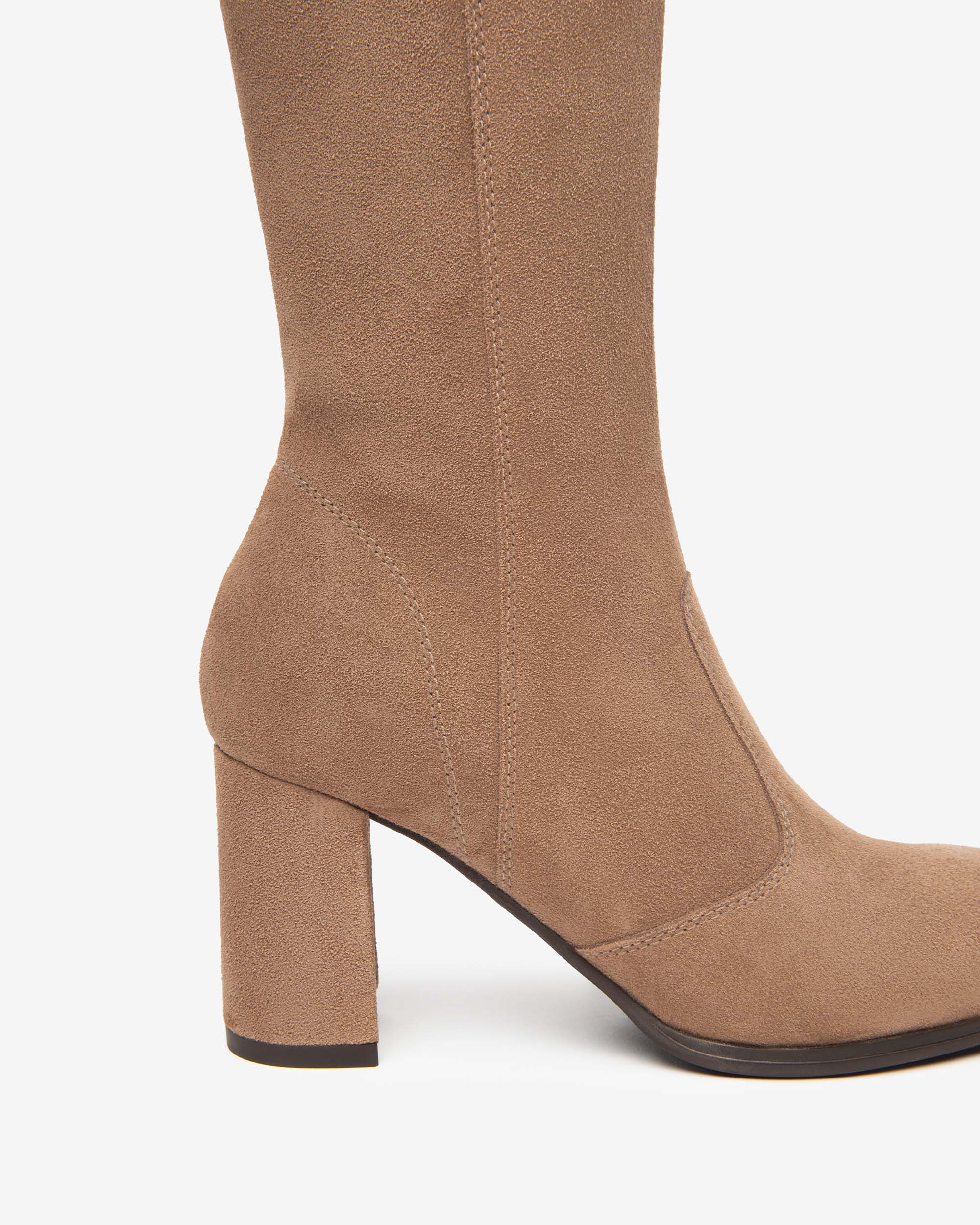  Damen-Wildlederstiefel