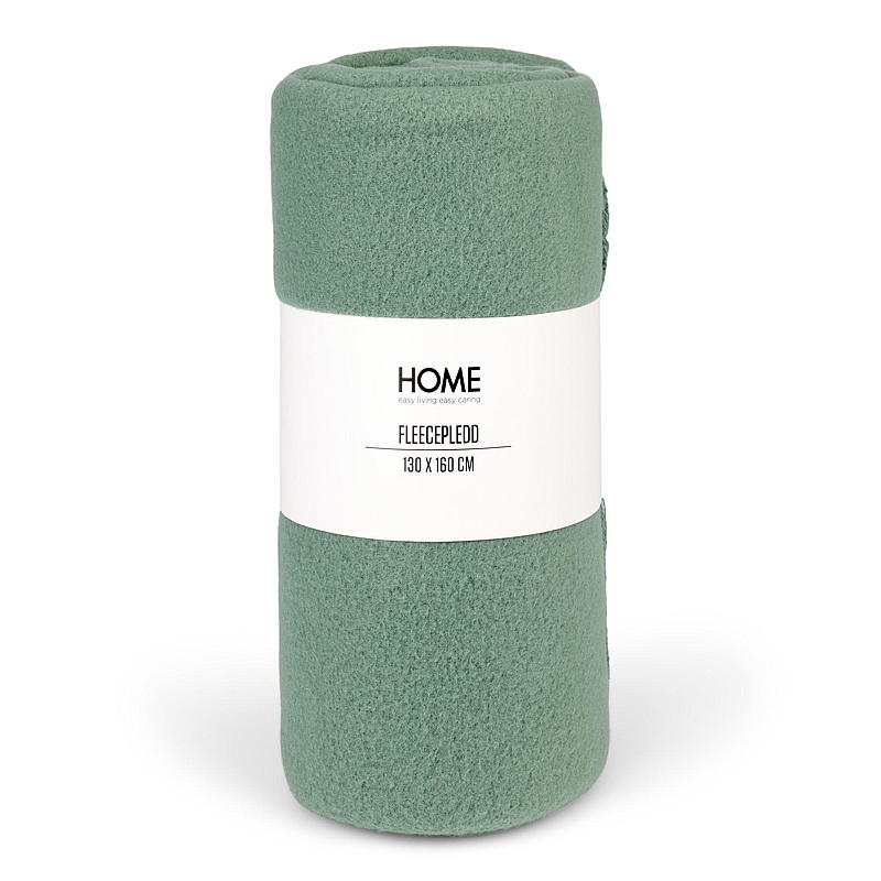 Coperta in pile per la casa, 130x160 cm, verde