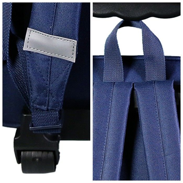 BAGTROTTER Lili Lou Blue Rolling Backpack