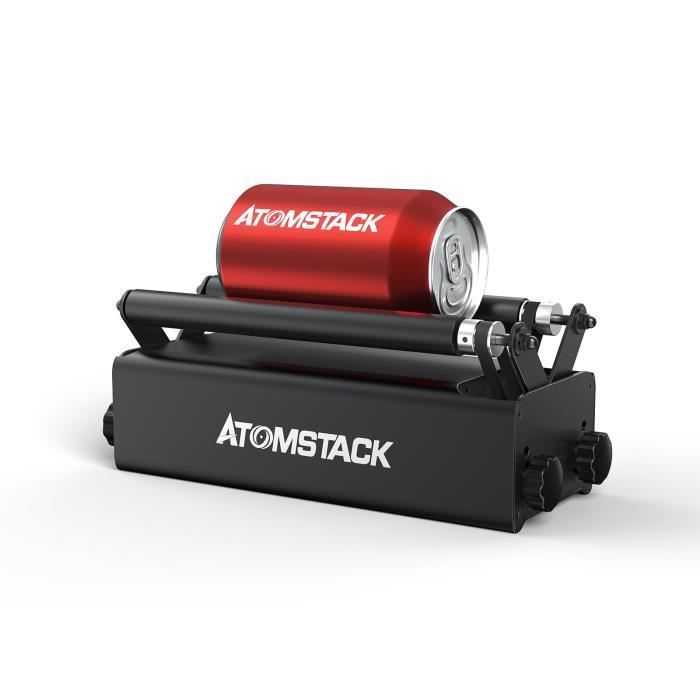 ATOMSTACK R3 Roller Outil à Rouleaux pour ATOMSTACK, NEJE, Ortur, Twotrees etc. Machine de Gravure laser