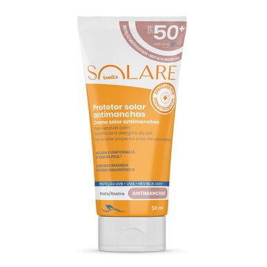 Protector solar antimanchas Solare Wells SPF50 50 ml