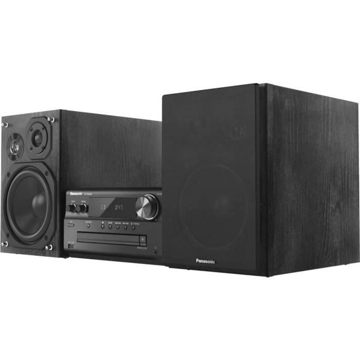 Sistema stereo PANASONIC SC-PMX94 - AUX, Bluetooth, DAB+, CD, FM - Audio ad alta risoluzione 2 x 60 W Nero