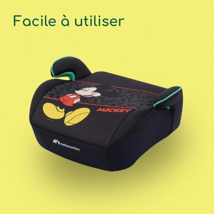 BEBECONFORT DISNEY© Manga i-Safe Mickey booster bilsete, gruppe 3, med belte, 6 til 10–12 år (36 kg), autentisk