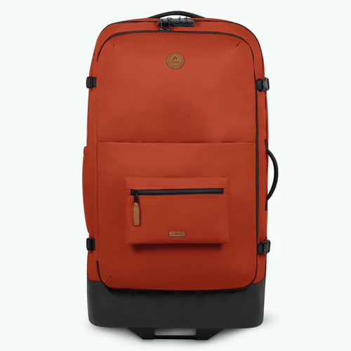 Cabaia Kaikoura orange blød kuffert med 2 hjul