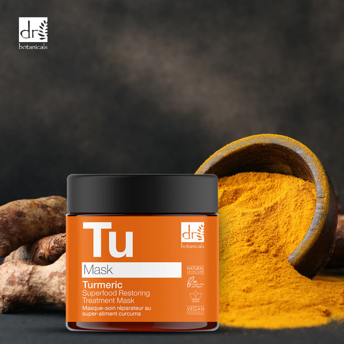 Apothecary Turmeric Superfood Restoring Treatment Mask - Maschera Idratante viso, Maschera Lenitiva viso, Trattamento Riparatore