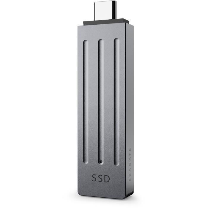 SEAGATE - STMX1000400 - External SSD - Ultra Compact - 1 TB - USB-C - Speeds up to 1000 MB/s