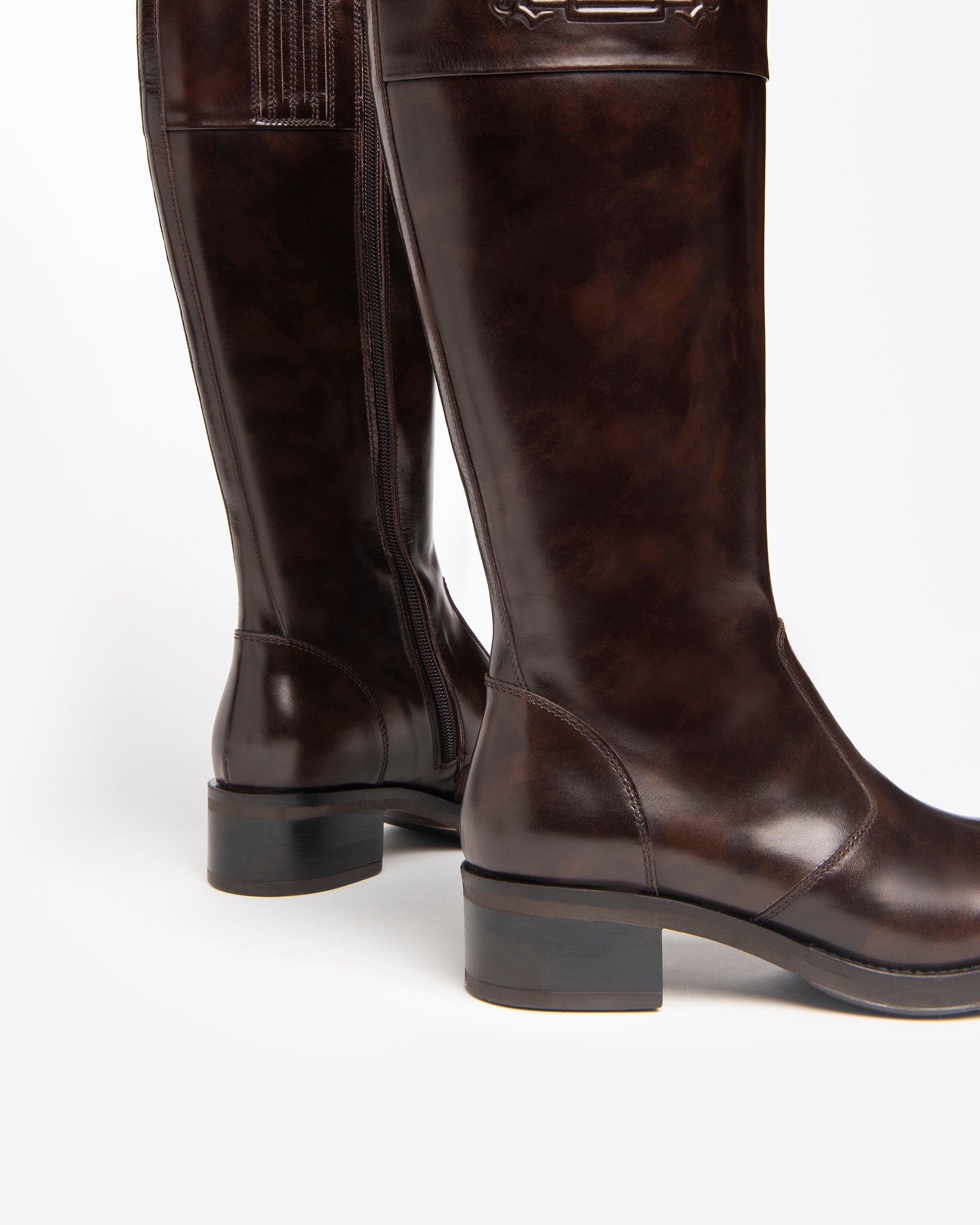  Damen-Lederstiefel